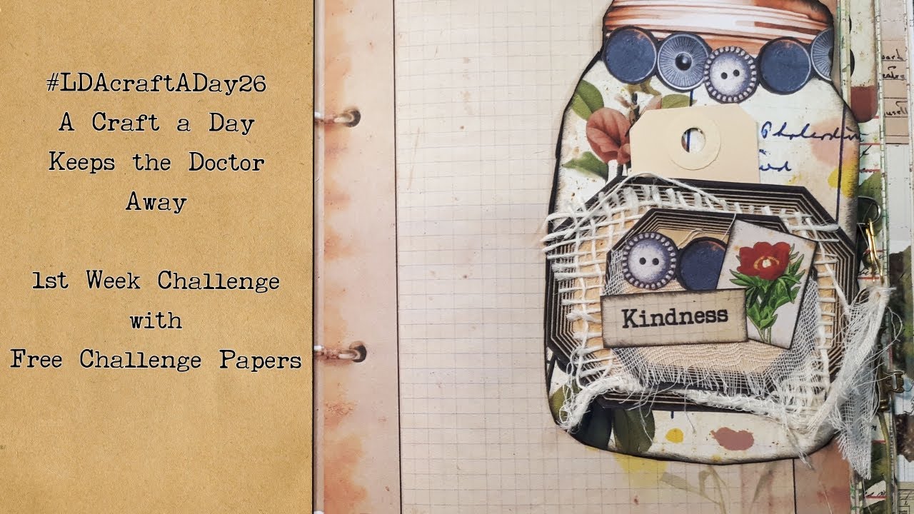 A Craft a Day Keeps the Doctor Away  - #LDAcraftADay26 1st Week Challenge