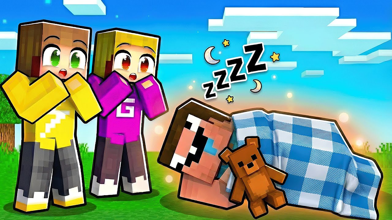 Noob Slaapt Voor Altijd In Minecraft (Survival)