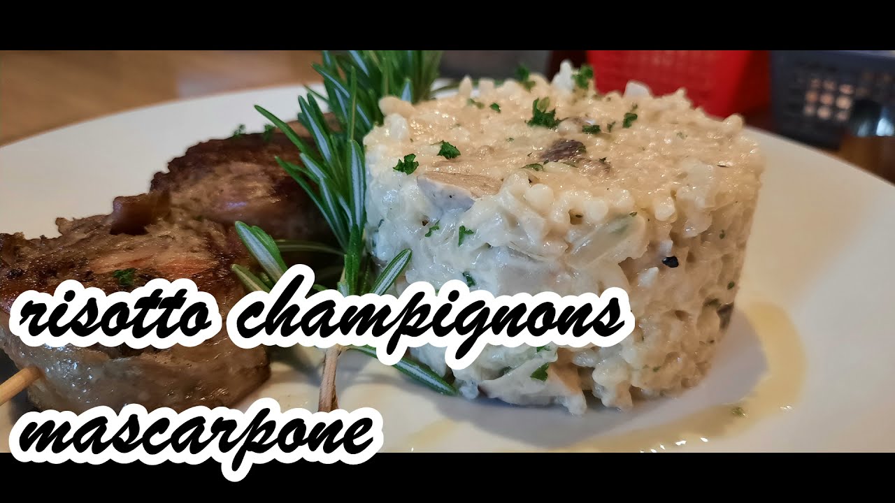 risotto champignons mascarpone