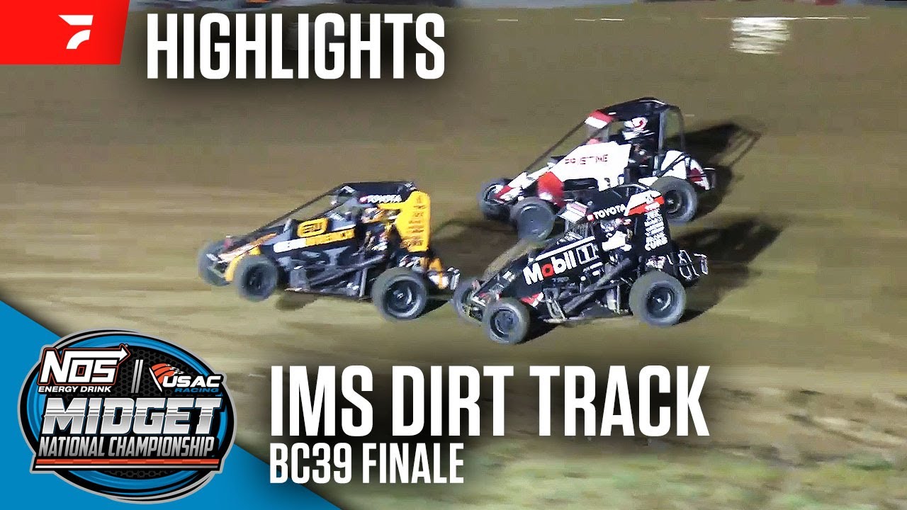 BC39 Finale | USAC Midgets at Indianapolis Motor Speedway Dirt Track 9/29/24 | Highlights