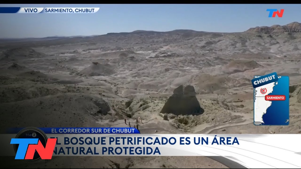 Chubut, de la cordillera al mar: El Bosque Petrificado Sarmiento