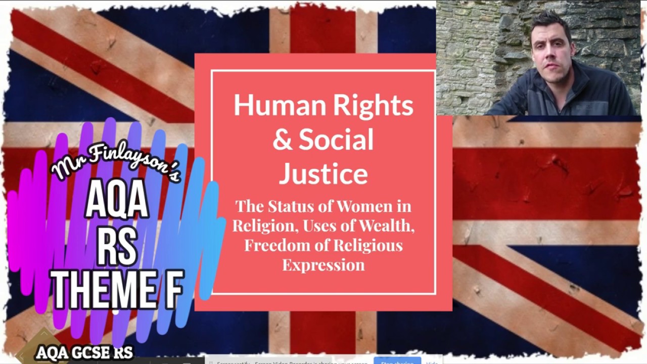 GCSE Religious Studies - Human Rights & Social Justice - Theme F (AQA) REVISION