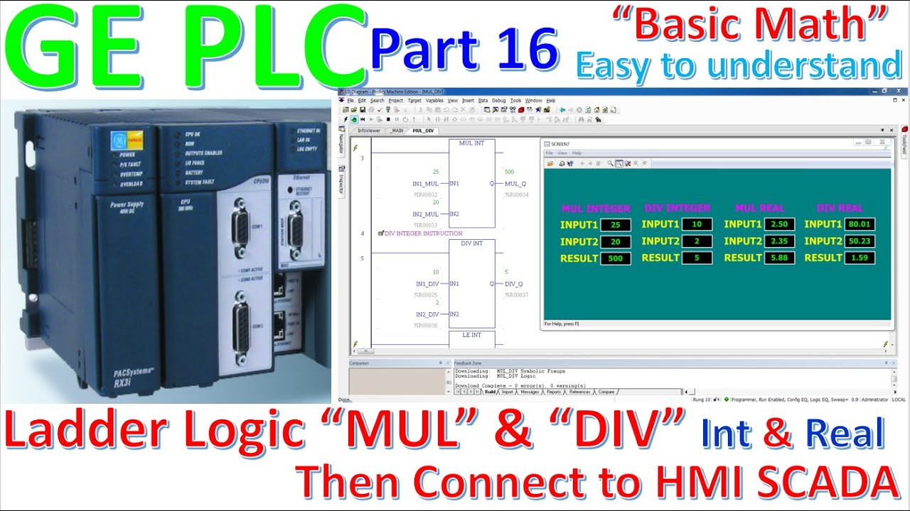 Proficy Machine Edition software connect with PLC GE about 