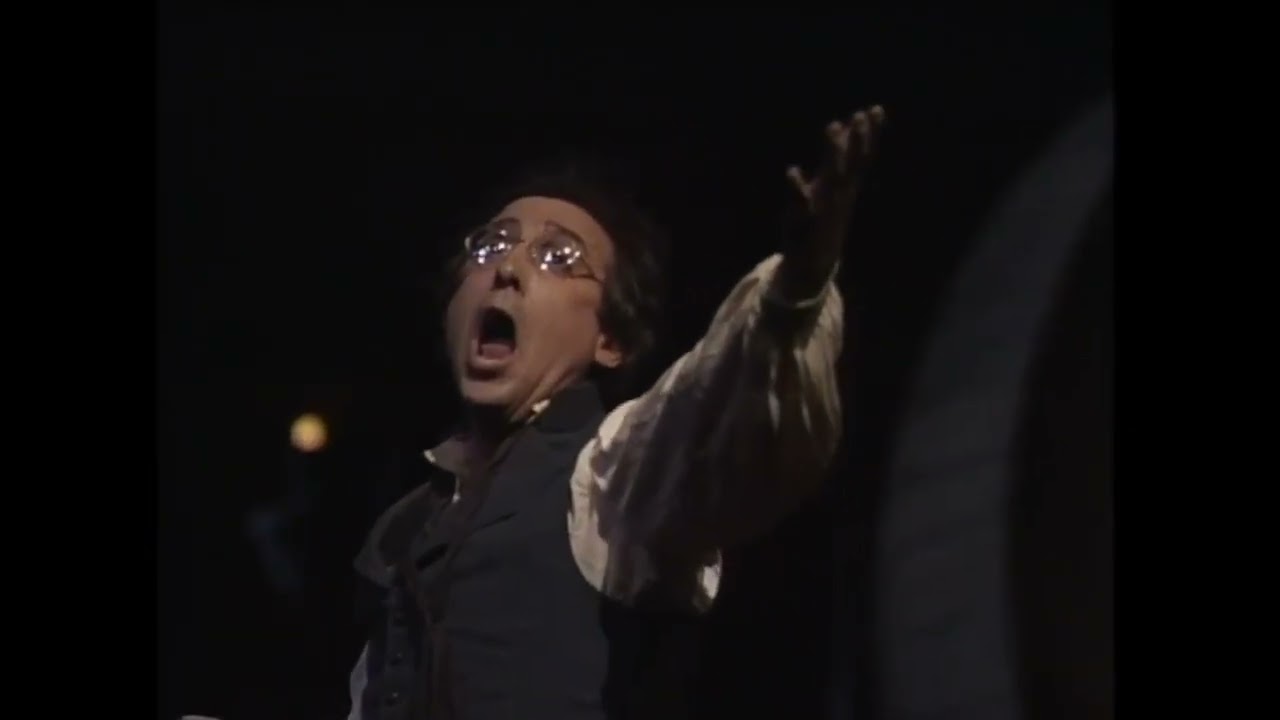 NEIL SHICOFF serving (!) Hoffmann's concluding anthem: 1988 NYC