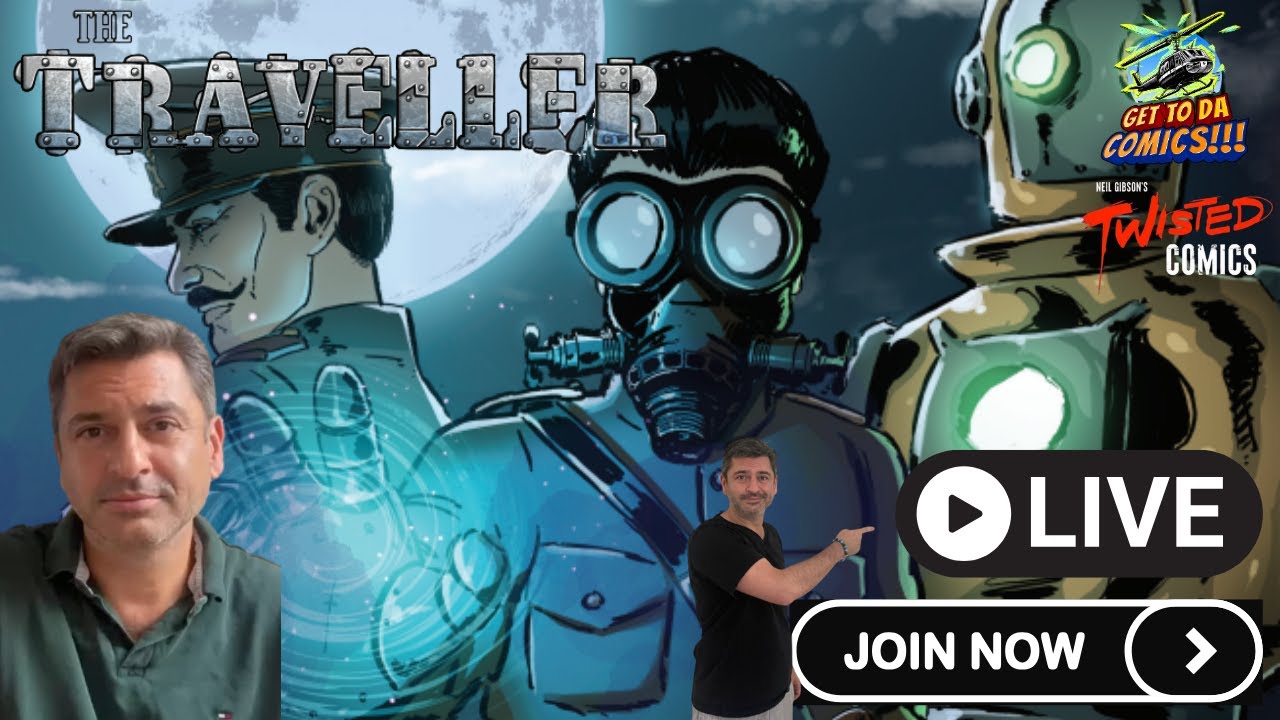 The Traveller: Neil Gibson Twisted Comics Live Comic Read (GTDC#73)