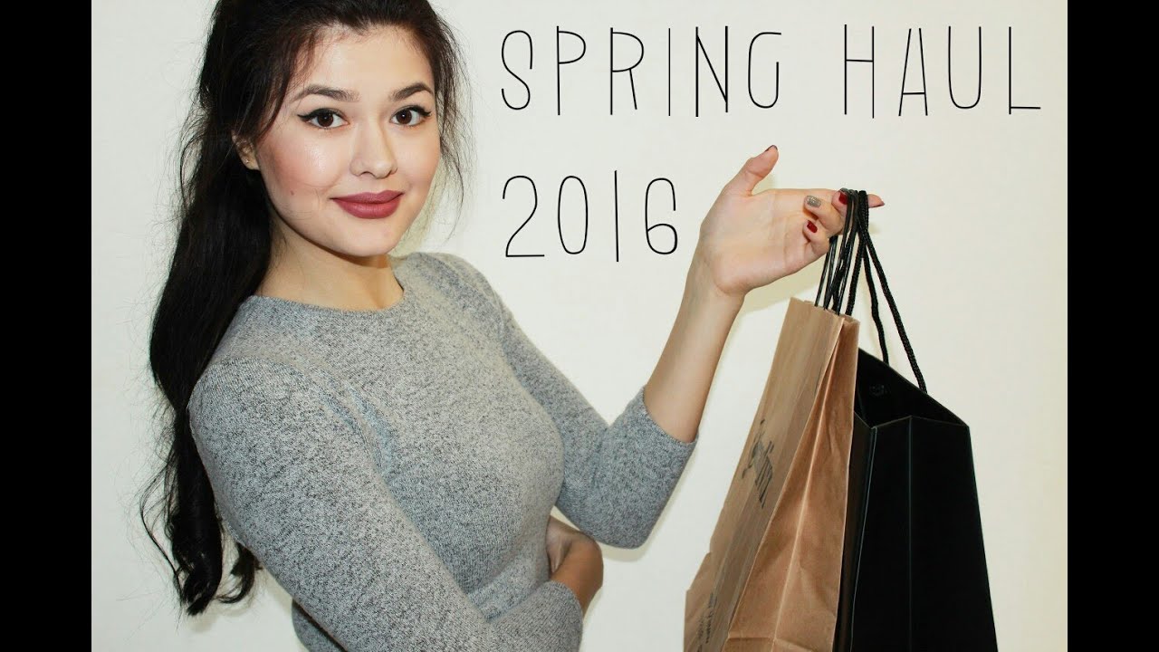 Весенние покупки одежды и косметики! ♡/ с примеркой!♡/SPRING HAUL 2016
