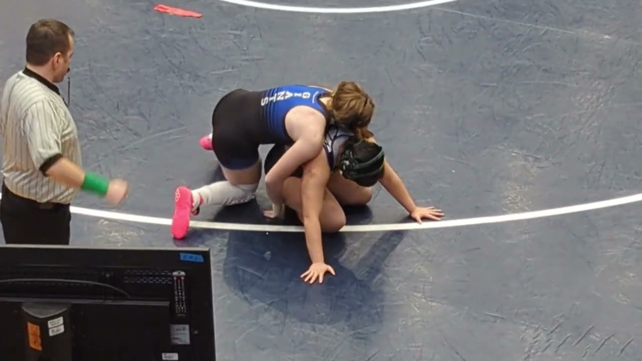 Kristyanna Apostol at Conant Girls Wrestling Tournament 225 Match 1 & 2