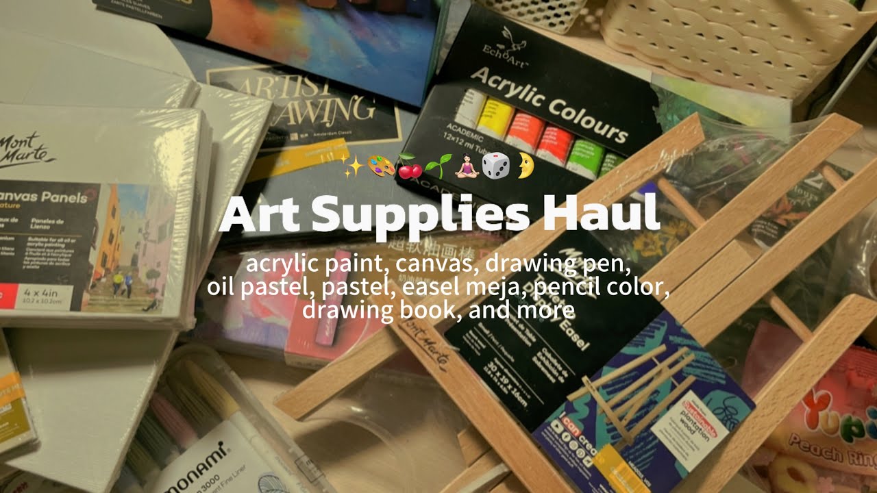 I Bought EVERY Art Supply I Could Find! 💸✨🎨 art supplies haul time 🧘🏻‍♀️✨