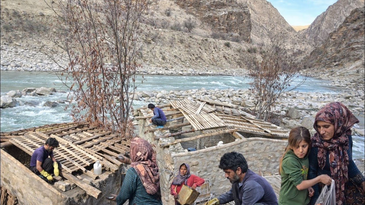 Journey to the Heart of the Zagros Mountains: Building Stone Walls with Love for Winter Shelter