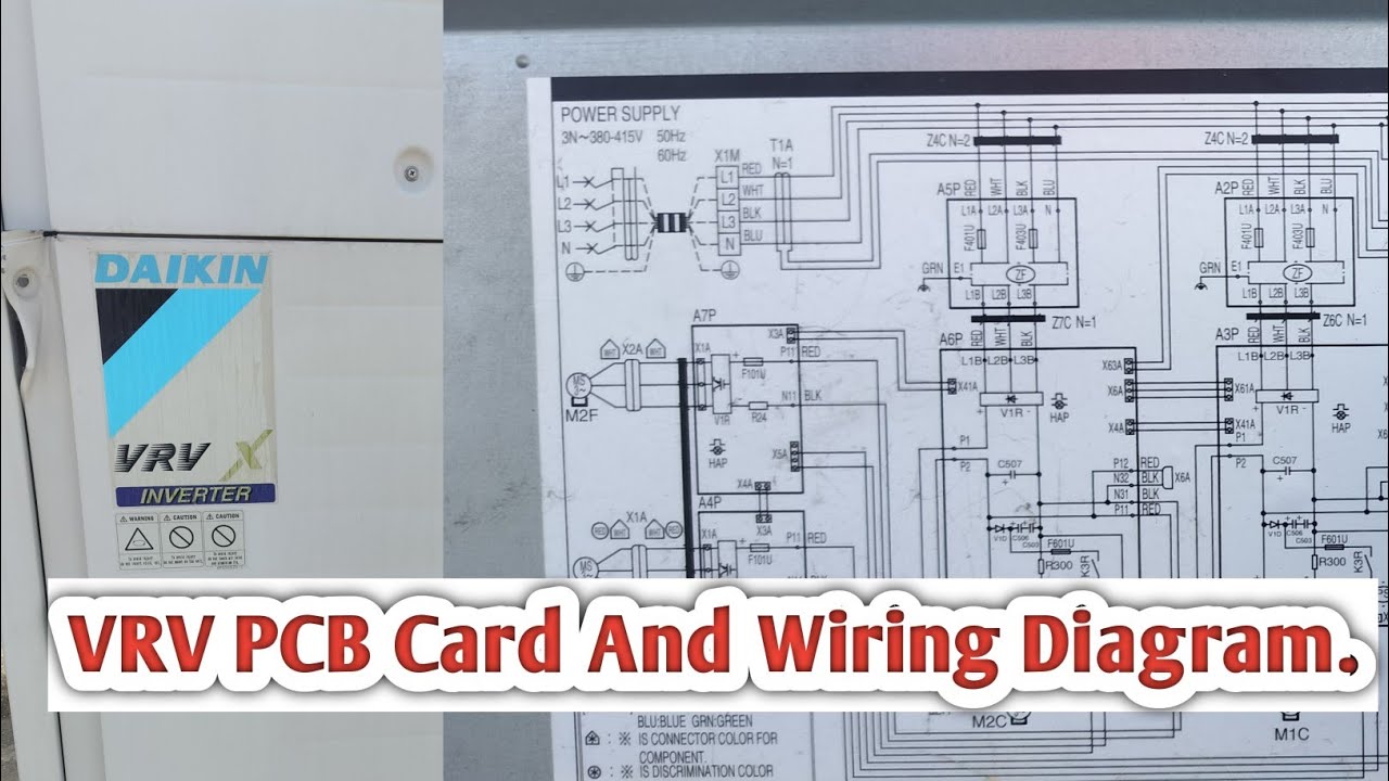 VRV X PCB And Wiring Diagram.