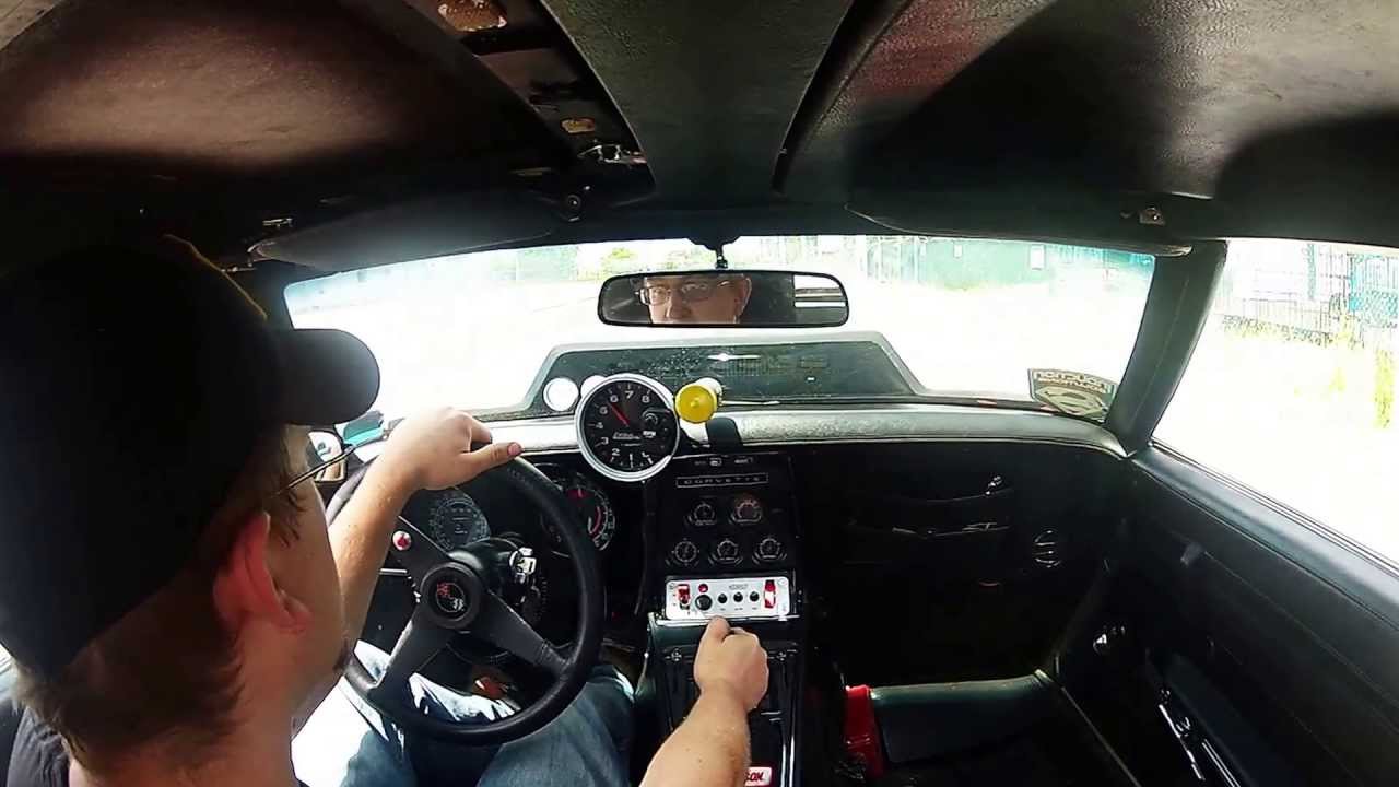 corvette testing linelock and street launch(no traction)