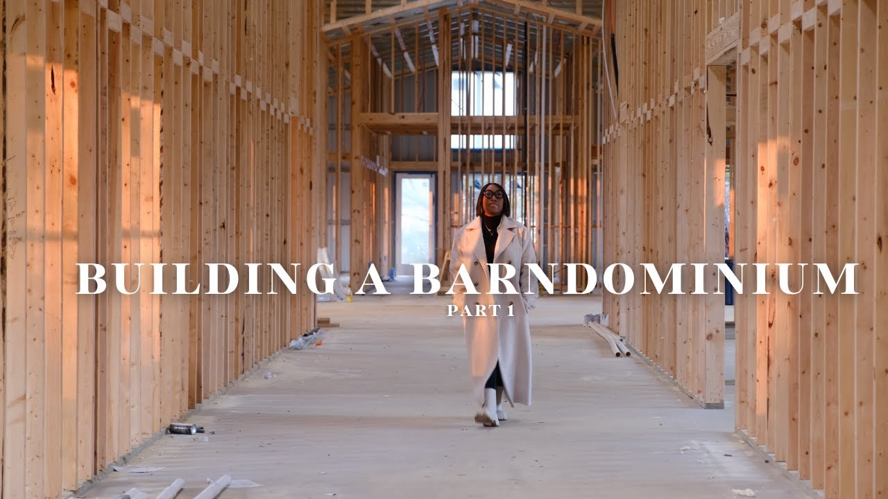Building a Black on Black Barndominium