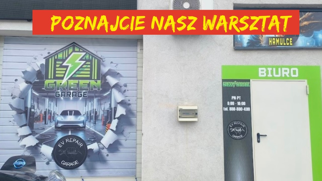 Odwiedzamy EVR Legnica, czyli ZIELONY GARAŻ. Poznajcie nasze warsztaty | NAPRAWA EV