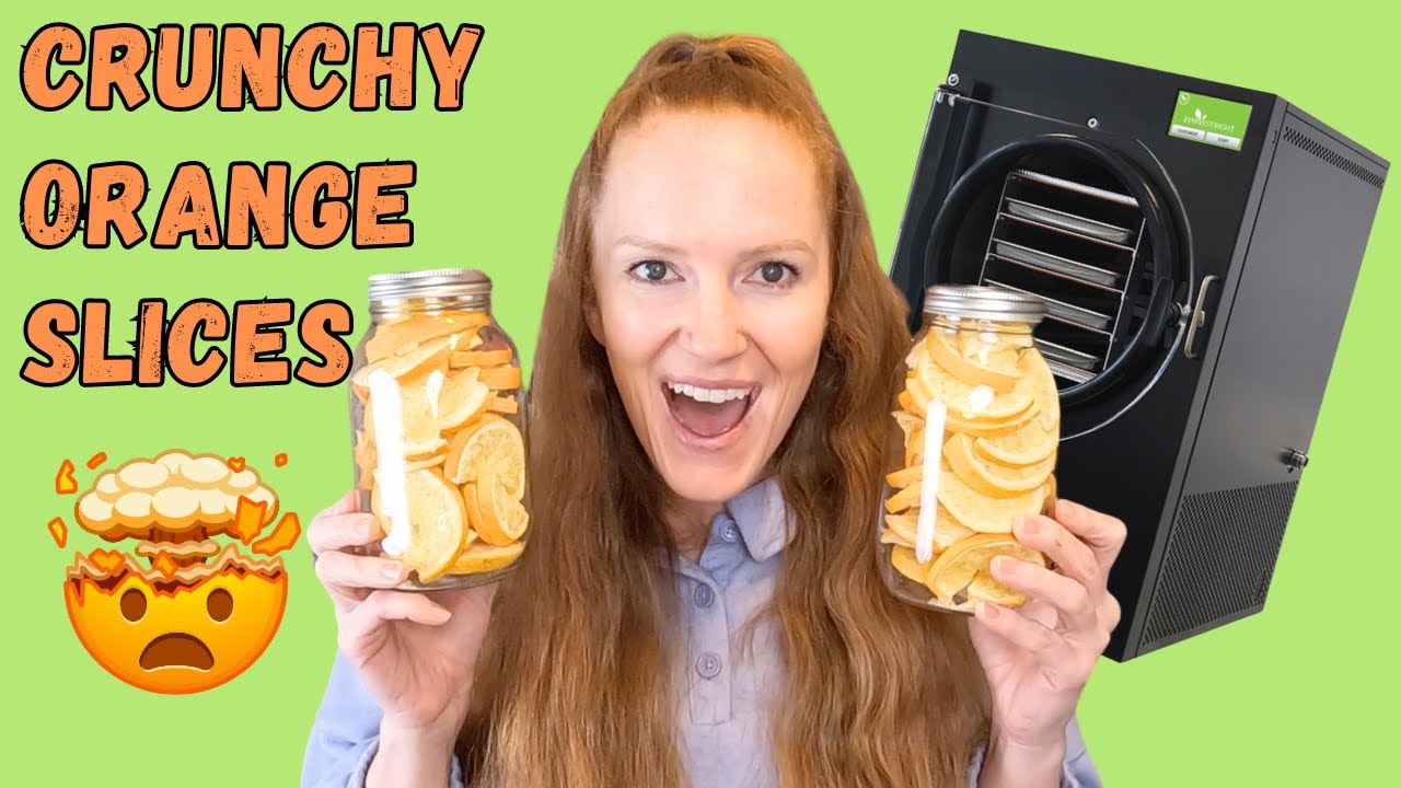 DIY Freeze Drying Oranges at Home with Harvest Right Freeze Dryer