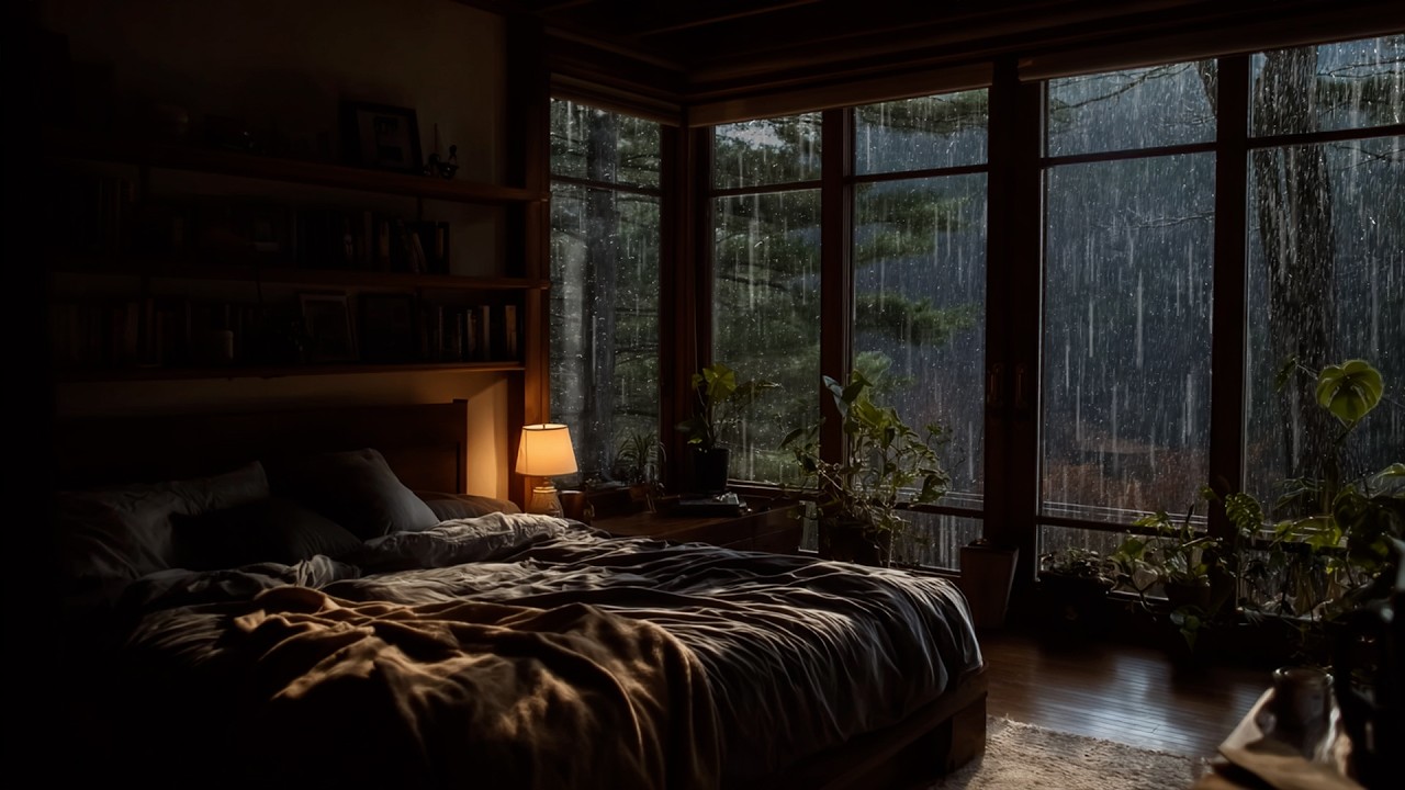 Relaxing Sleep Music & Rain Sounds for Stress Relief – Calm Mind and Body Deeply