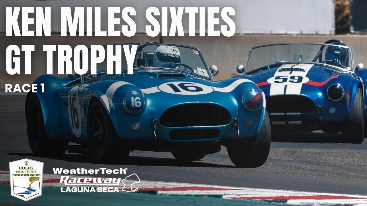 RACE 1 | Ken Miles Sixties GT Trophy | 2024 Rolex Monterey Motorsports Reunion