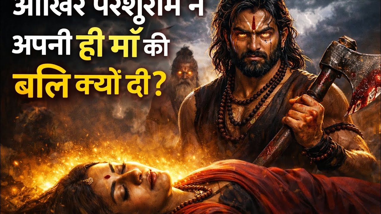 🔱“आखिर परशुराम ने अपनी ही माँ की बलि क्यों दी?”🙏#Parshuram #BhagwanParshuram #ParshuramKatha 