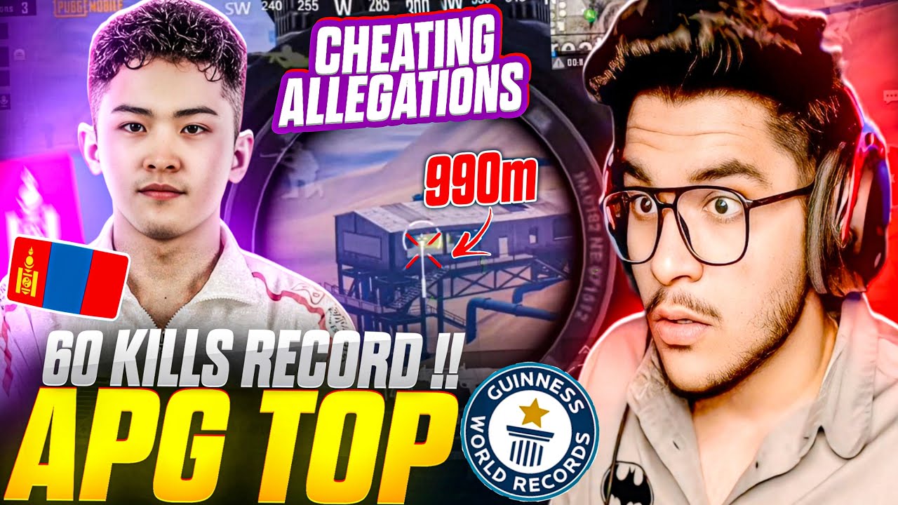 BEST ESPORTS PLAYER 60 FINISHES 🇲🇳*APG TOP* MADE WORLD RECORD OF HIGHEST FINISHES