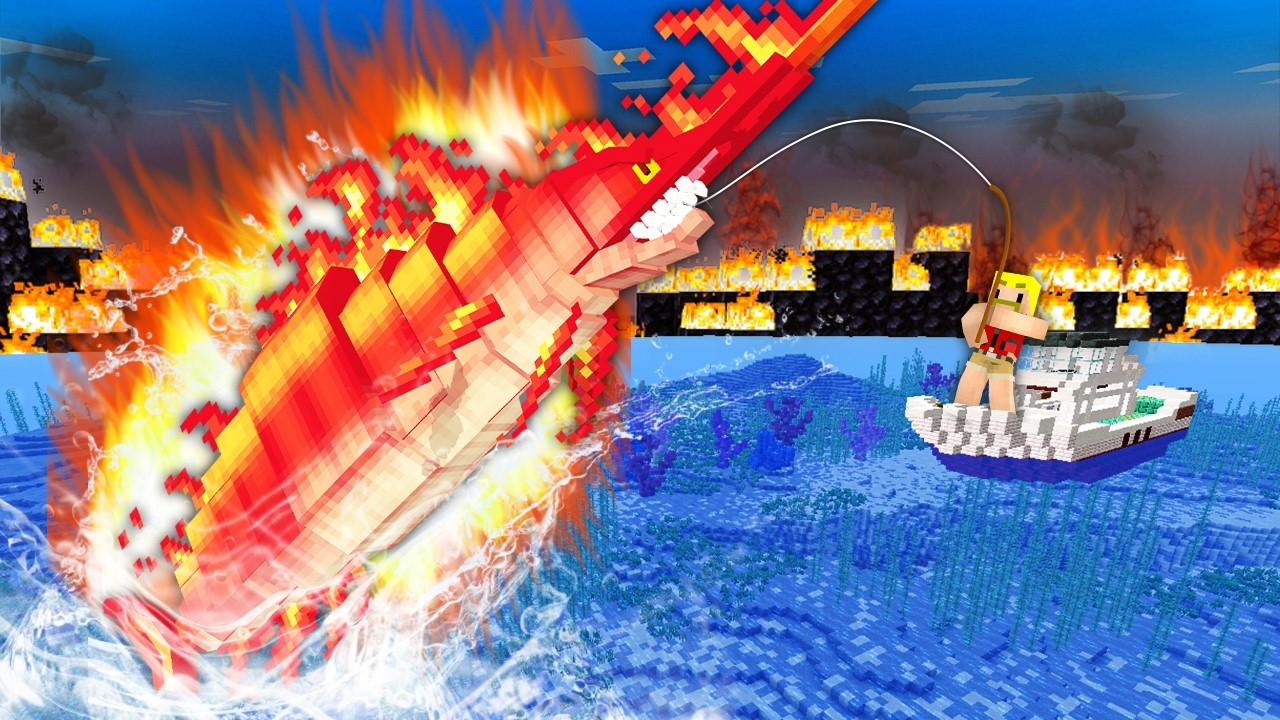 伝説を釣れ！ドズル社 vs ファイヤーカジキマグロ【マイクラ】