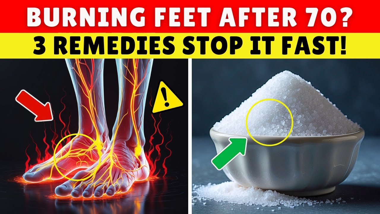 Over 70? Stop Burning Feet with THESE 3 Natural Remedies | Senior Health Tips