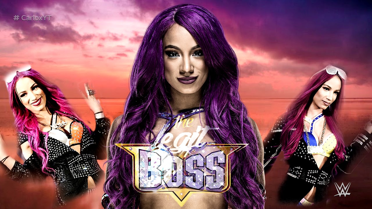 Sasha Banks 6th and NEW WWE Theme Song - 