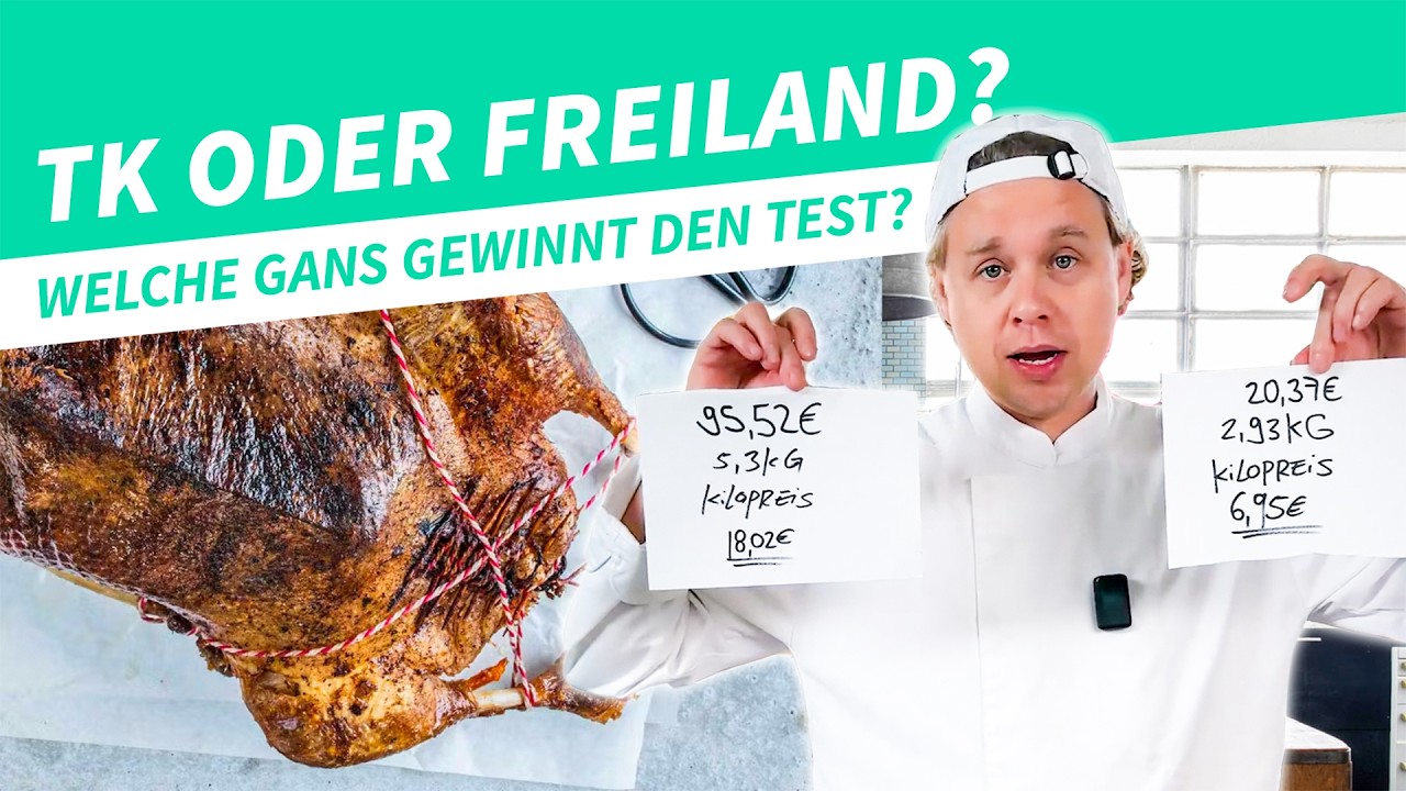 How to Gänsebraten: Tiefkühl- oder Freiland-Gans? 🪿