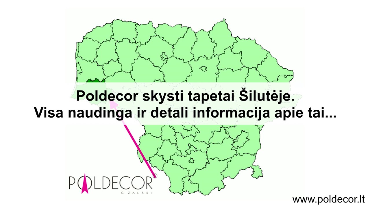 Šilutė | Poldecor skysti tapetai Šilutėje arčiausiai Jūsų | Poldecor.lt
