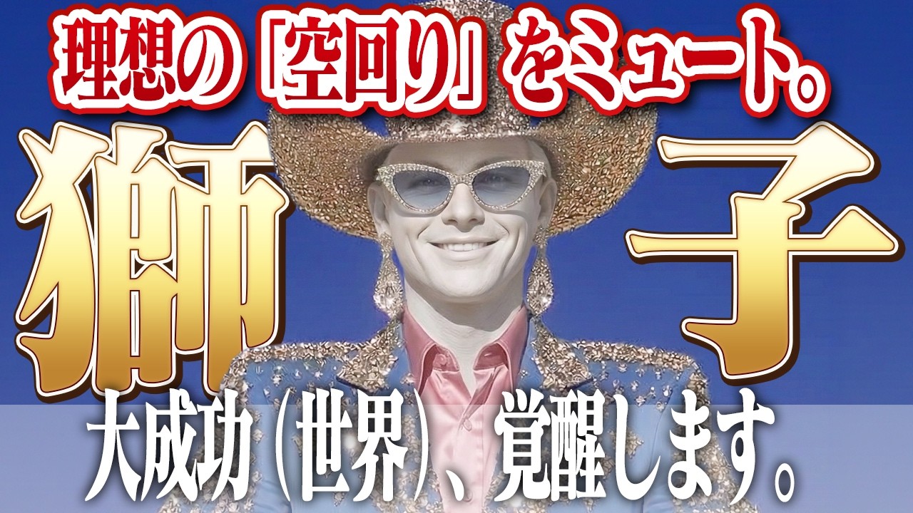 【獅子座・全天体順行】宇宙の恩恵独占宣言。「あれもこれも」のマルチタスクは自滅の呪い。理想の空回りを強制終了し、大成功（ワールド）の果実を一つだけ狩る月。