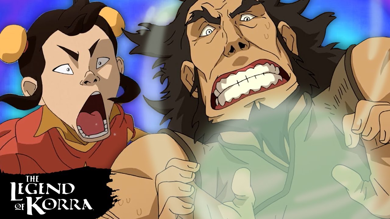 Bumi Airbending for the First Time 💨 Full Scene | The Legend of Korra