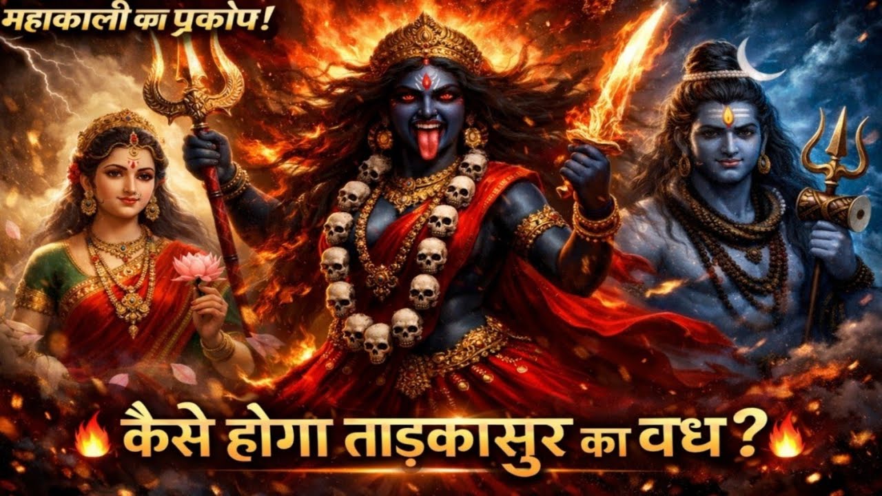 महाकाली का भयानक क्रोध! 😡 | कैसे हुआ ताड़कासुर का अंत? | Mahakali vs Tarakasura Full Story