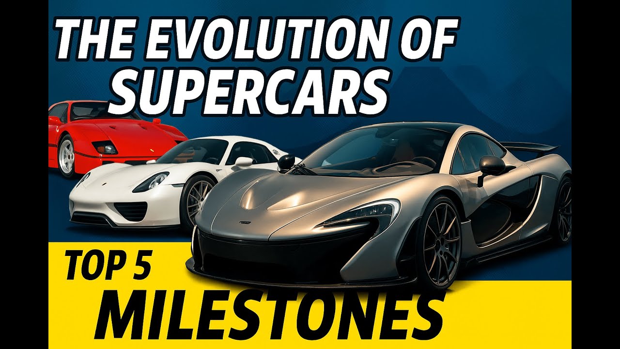 The Evolution of Supercars – Top 5 Milestones