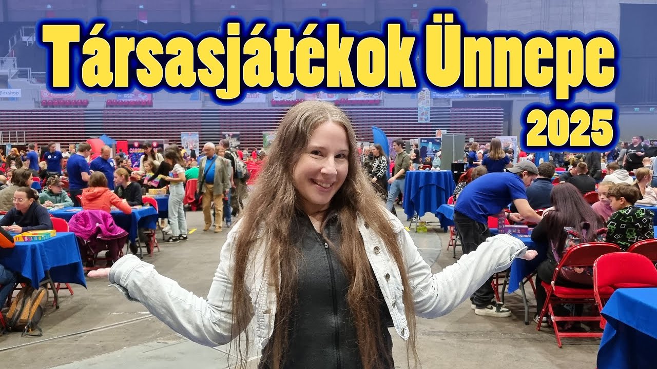 TÁRSASJÁTÉKOK ÜNNEPE 2025 VLOG - Egy percig sem unatkoztunk! 🎲🔥