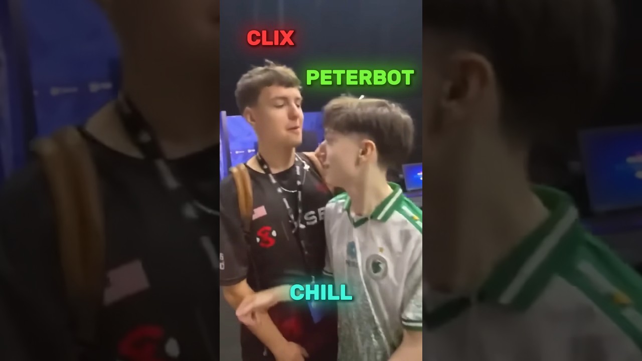 Кликс сражается с Питерботом в реальной жизни | #fortnite #fncs #peterbot #clix #irl