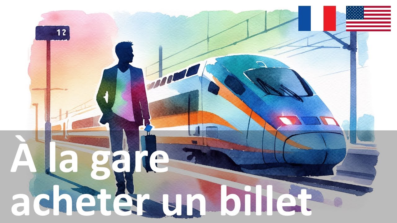 Listen & Speak French | At the Train Station: Buying a Ticket
