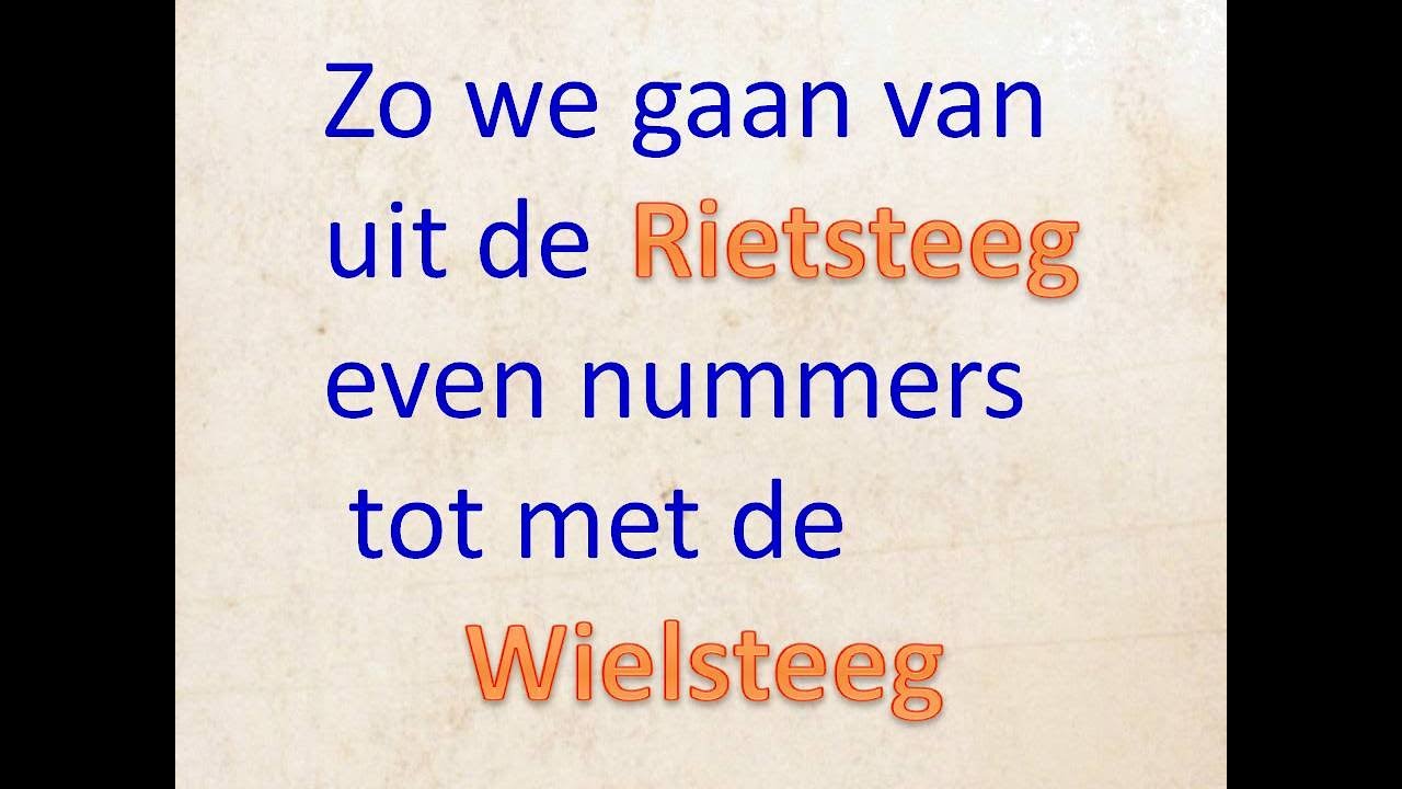 Van Rietsteeg Sandoel t m Wielsteeg