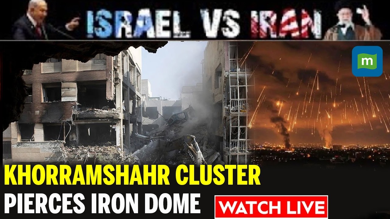 🔴Iran Unleashes Khorramshahr Cluster Missiles Over Tel Aviv, Iron Dome Pierced In Shock Attack | War