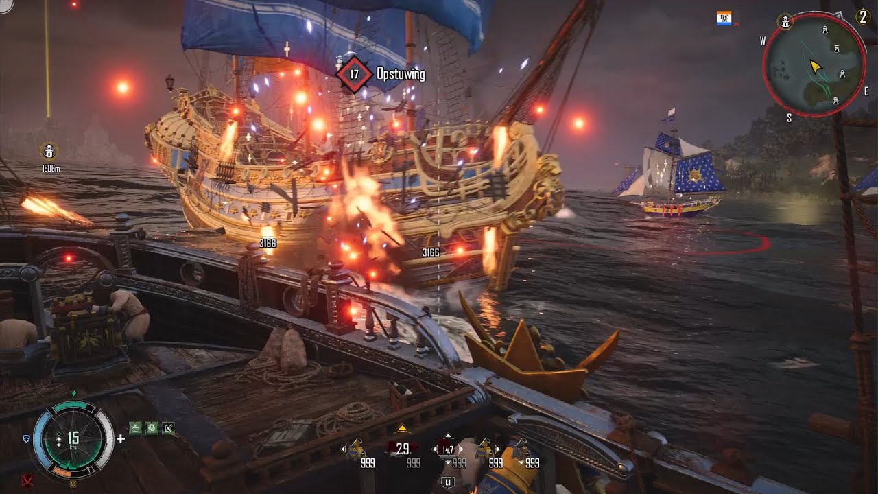 Skull and Bones - elite warship battle (the opstuwing)