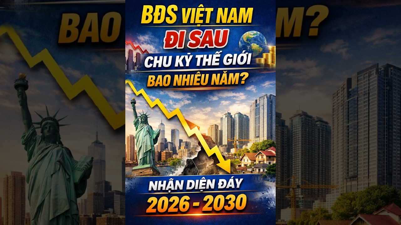 BĐS NGẦM - BĐS Việt Nam Đi Sau Chu Kỳ Thế Giới Bao Nhiêu Năm? | Nhận Diện Đáy 2026–2030
