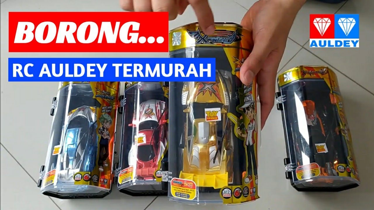 Unboxing 4 Mobil RC Auldey Race Tin Flash and Dash
