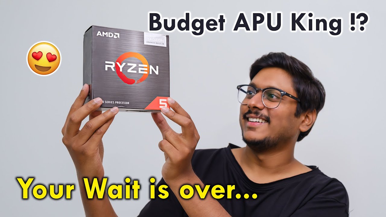 Good news for Budget Gamers... Ryzen 5 5600G APU is here !! 🤩🔥