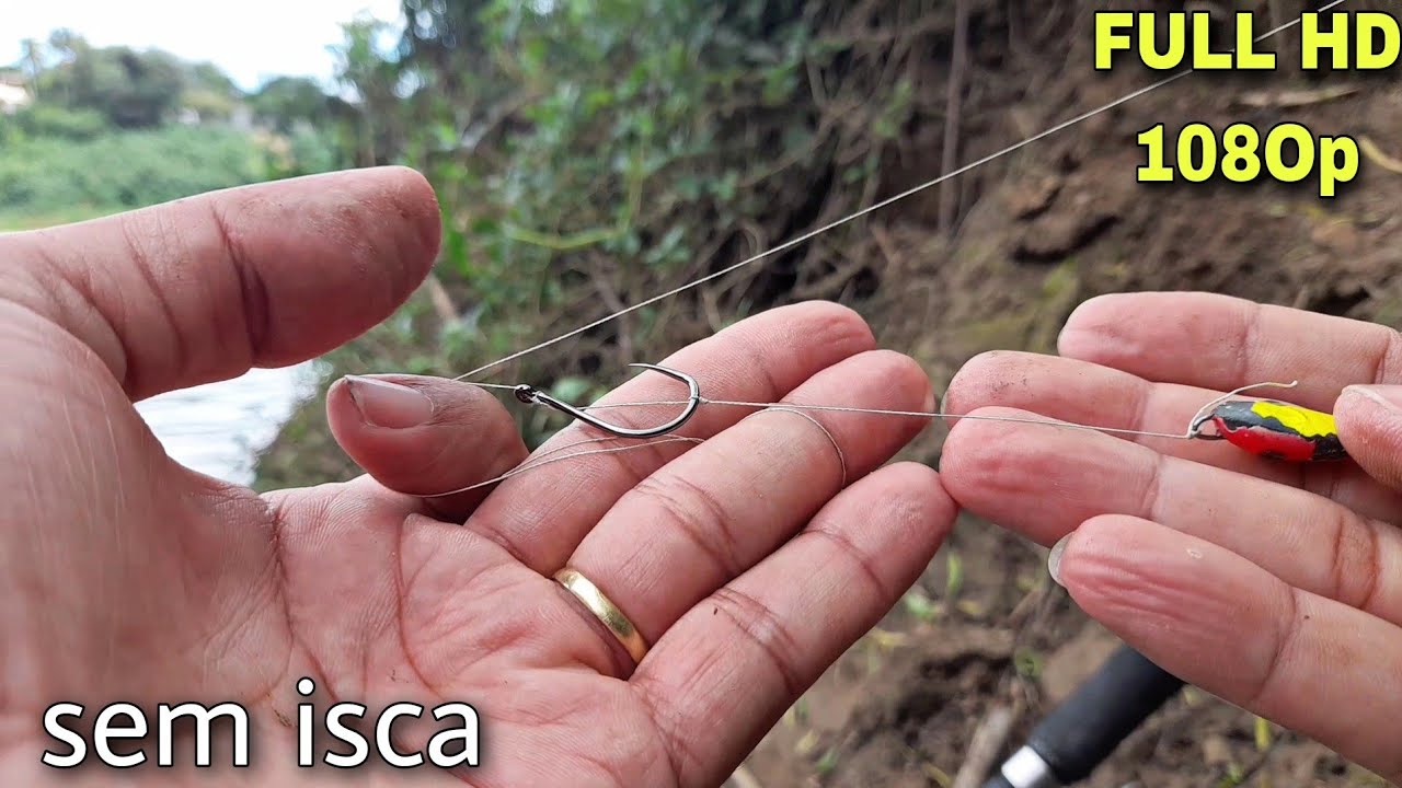 ANZOL AUTOMÁTICO (ASS@SSINO). IMPOSSÍVEL NÃO PEGAR PEIXE! PESCARIA SEM ISCA.