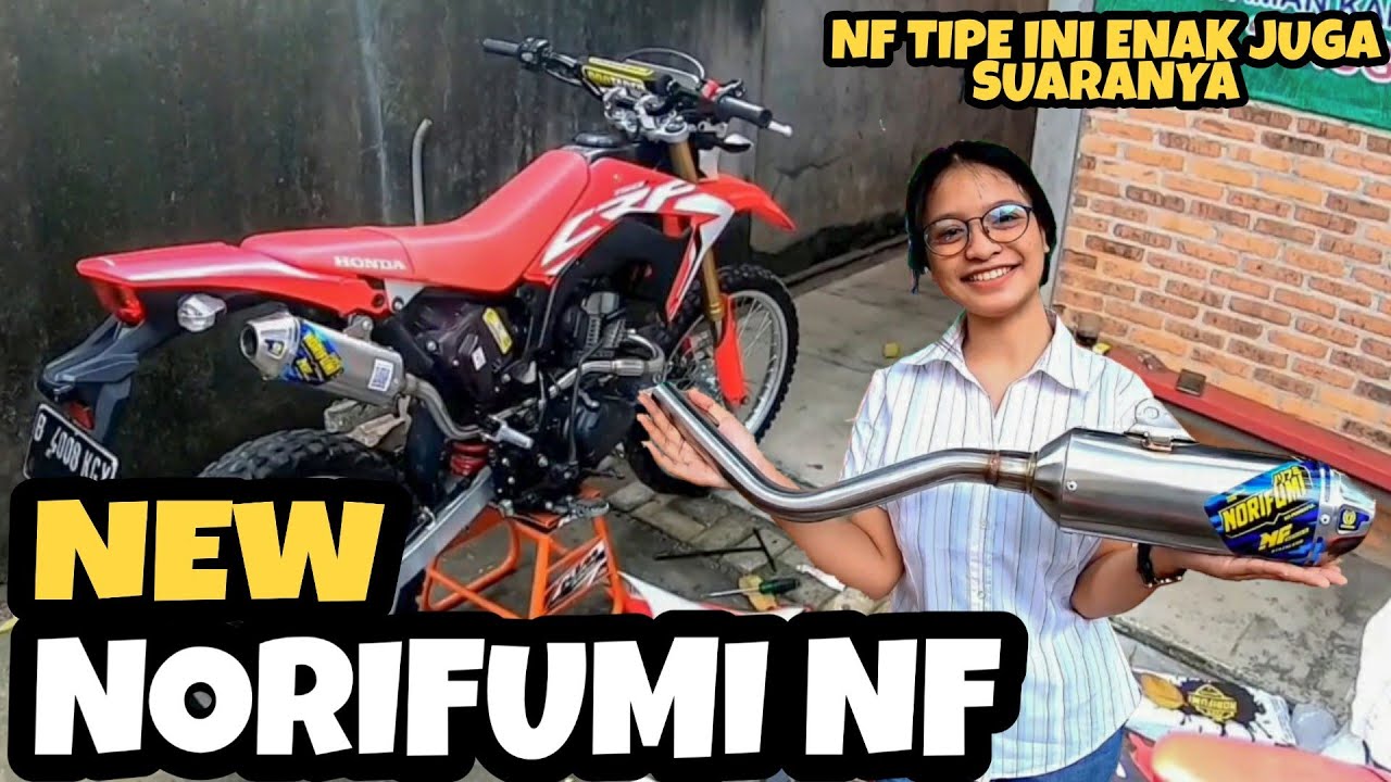 PASANG KNALPOT NORIFUMI NF DI HONDA CRF 150L | ALA ALA GUA