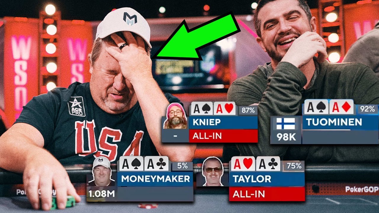 Poker Disasters Compilation: Pocket Aces at the World Series of Poker!