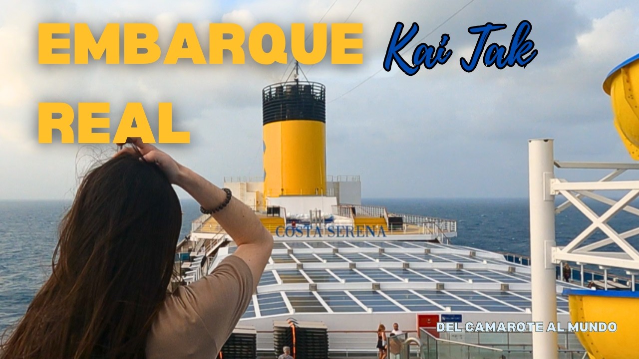 Embarque en el COSTA SERENA desde Hong Kong 🇭🇰 | Día de navegación completo