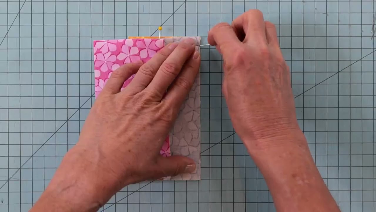 Sarah's Revolutionary New Sashing Technique (with  music) Part 1