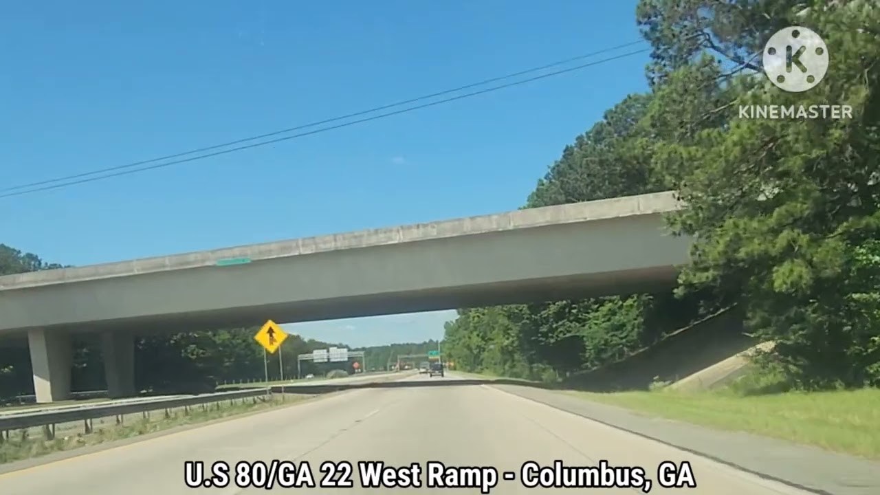 J R Allen Pkwy - I-185 to Bradley Park Dr - Highway Drive - JoshtheYouTuber