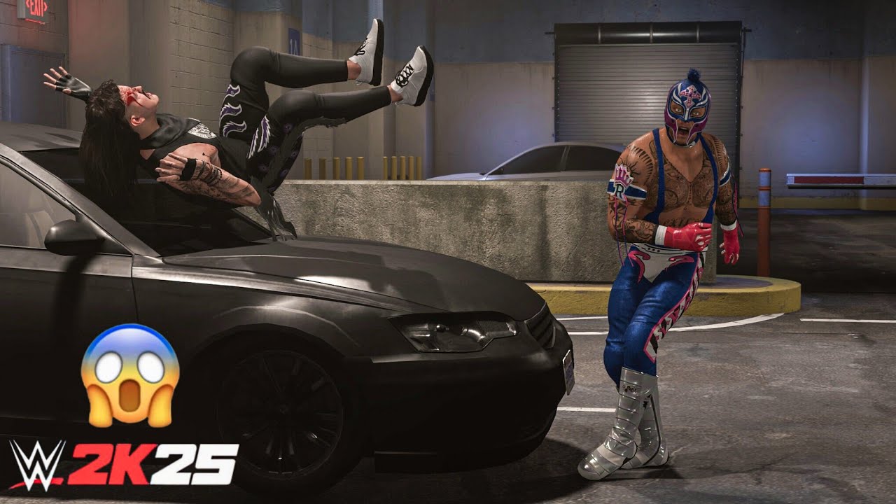 Рей Мистерио разгромил Доминика Мистерио на Backstage Brawl | Геймплей WWE 2K25