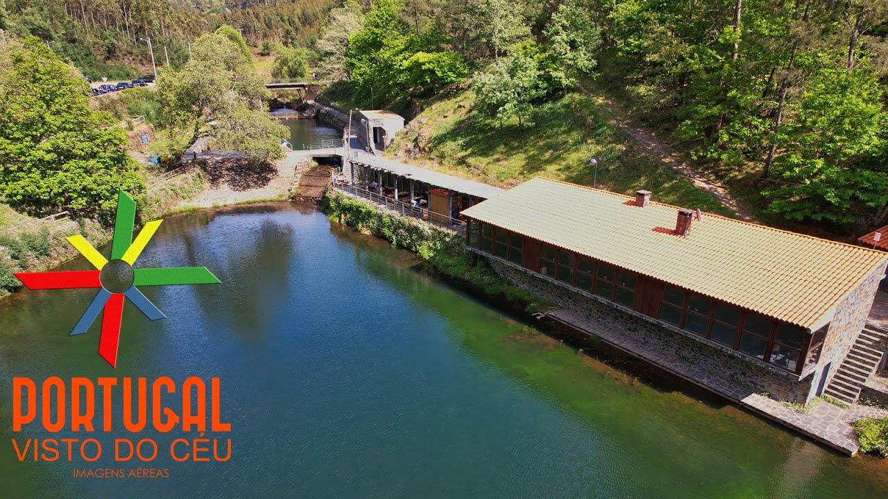Praia fluvial da Louçainha 🏊 Serra do Espinhal 🏞️ Penela 🏰 4K UltraHD