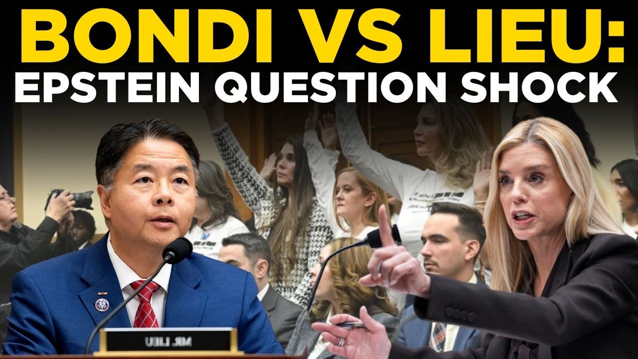 Bondi Hearing Live | Pam Bondi Fires Back as Ted Lieu Drops Epstein Bombshell Question