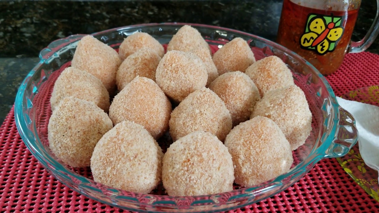 COMO FAZER COXINHAS-BRAZILIAN CHICKEN CROQUETTES:COXINHA